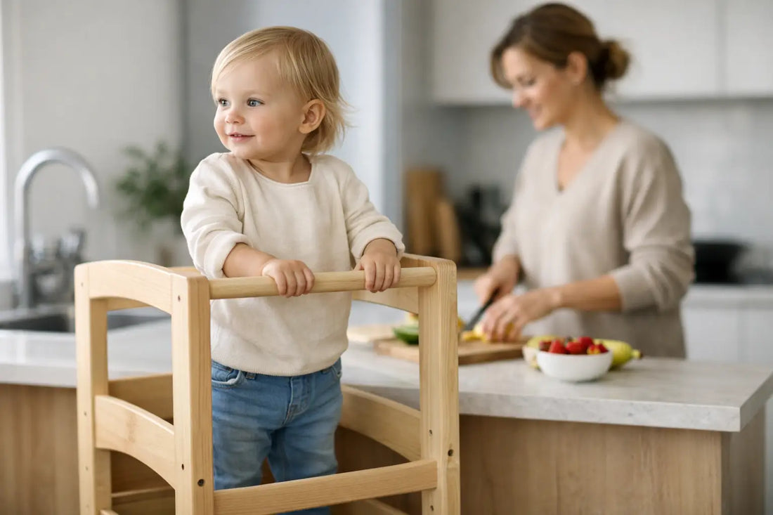 Hvornår kan barn stå i læringstårn?