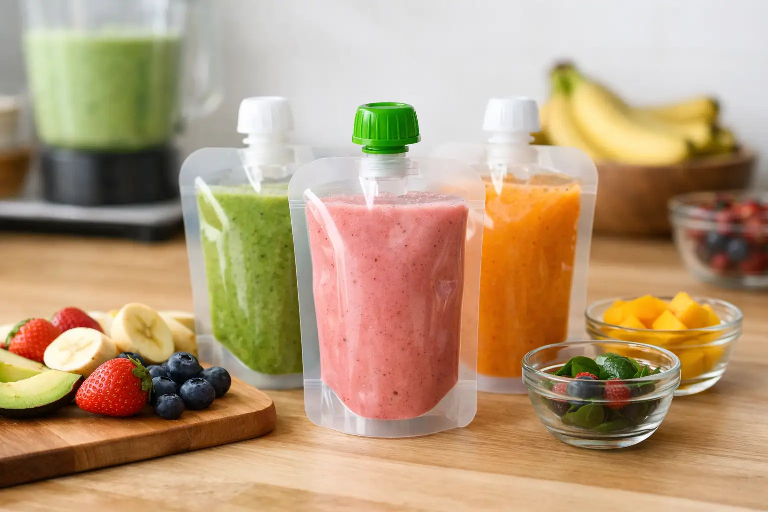 Anmeldelse af genanvendelige smoothieposer