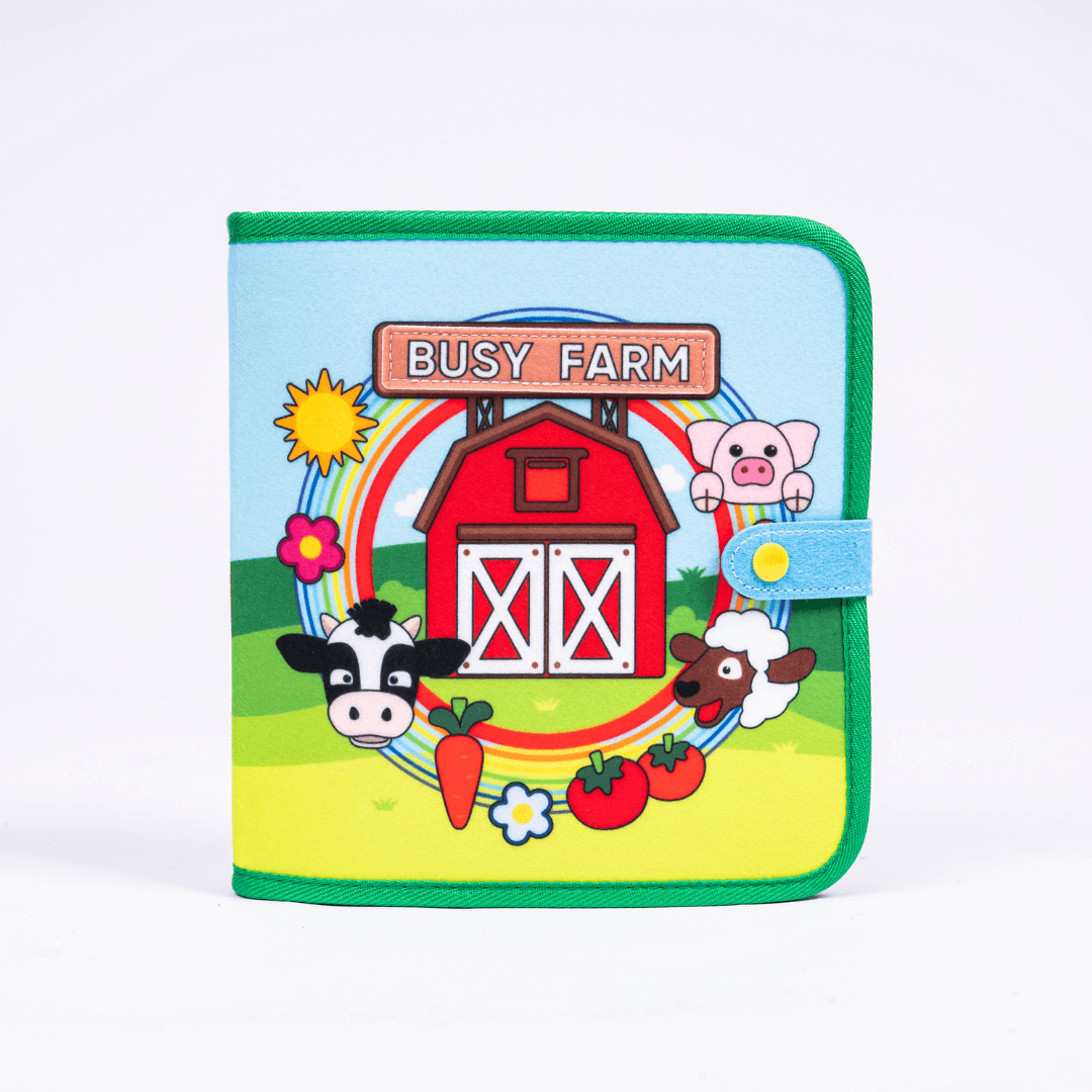 Aktivitetsbog med bondegårdstema