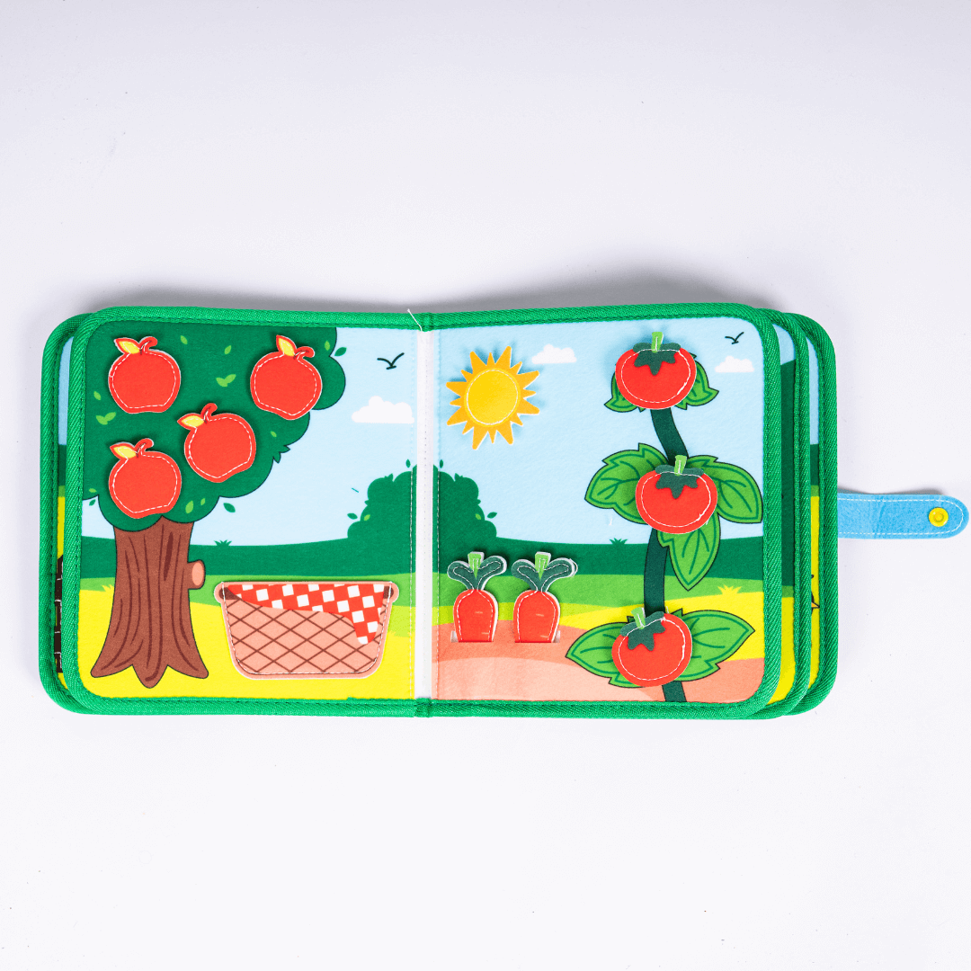 Aktivitetsbog med bondegårdstema