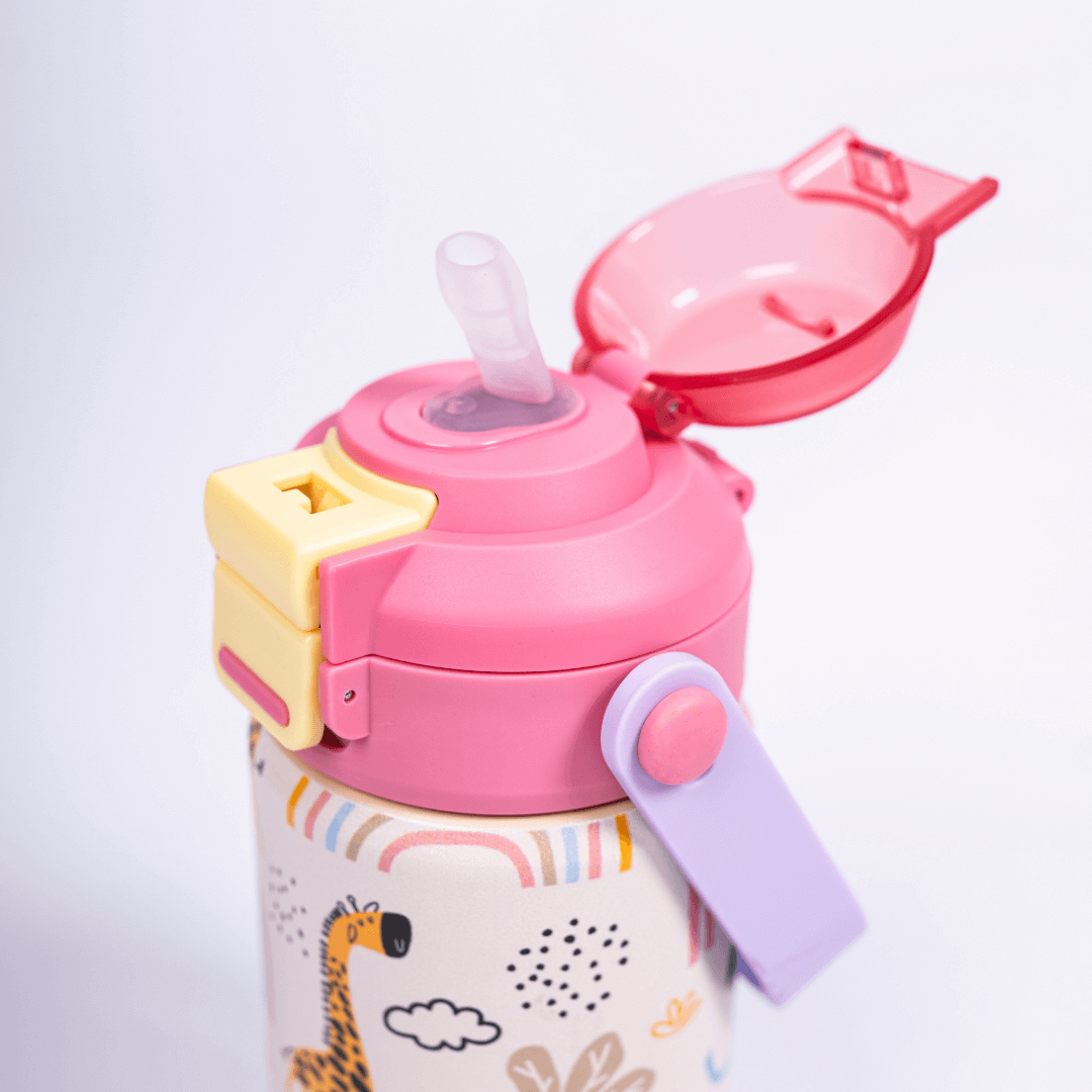 Termovandflaske 2-i-1 (Lyserød)