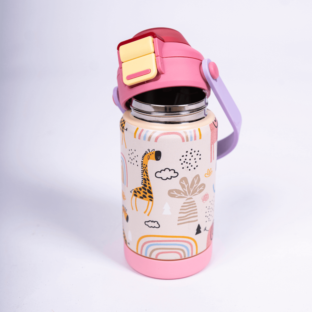 Termovandflaske 2-i-1 (Lyserød)