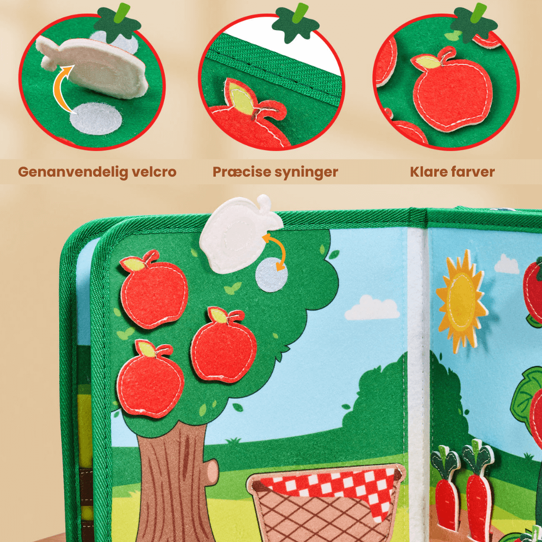 Aktivitetsbog med bondegårdstema