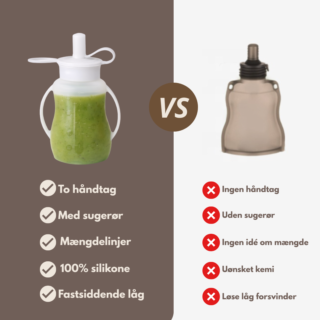 Genanvendelige smoothieposer