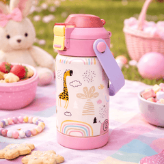 Termovandflaske 2-i-1 (Lyserød)