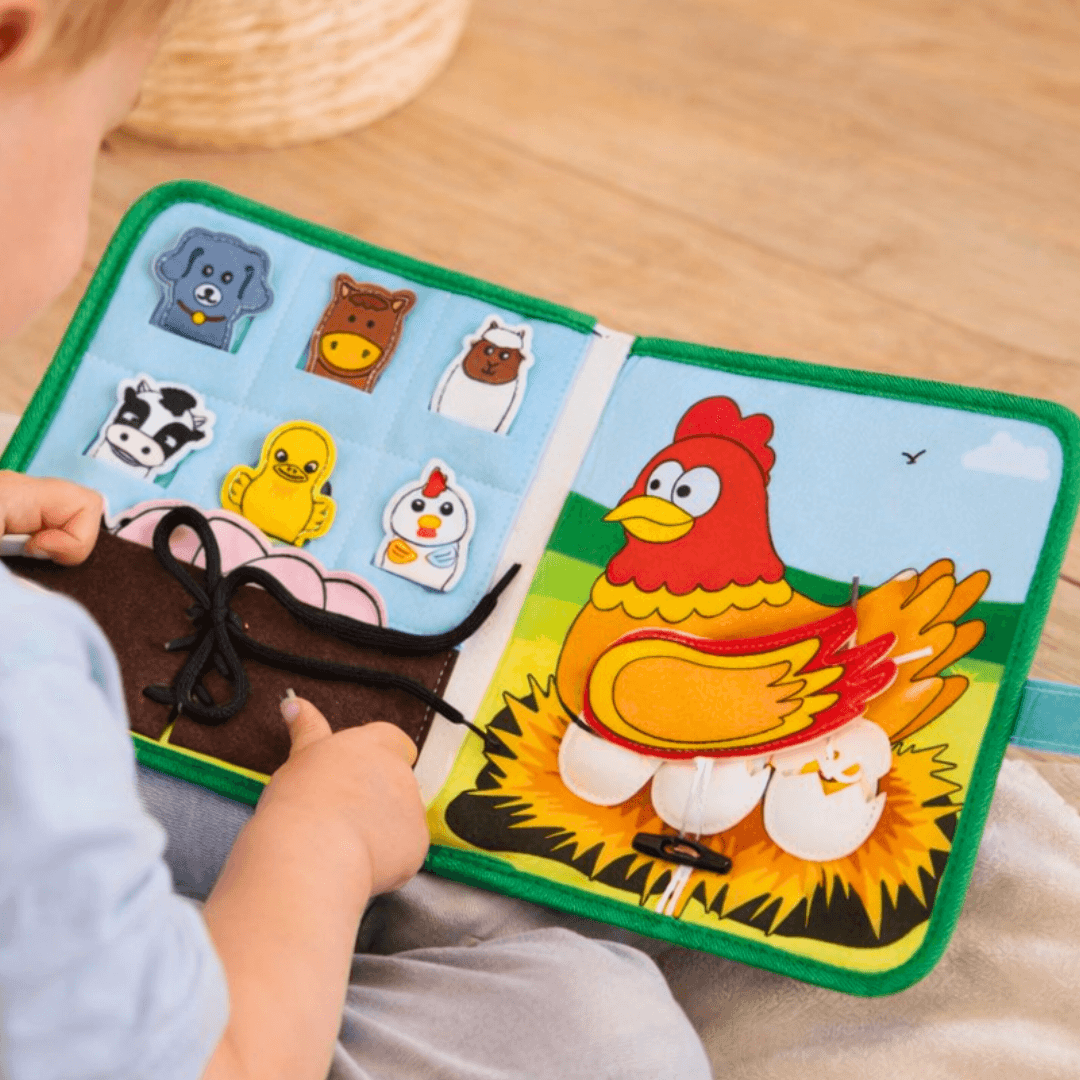 Aktivitetsbog med bondegårdstema