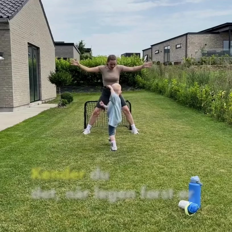 Indlæs video: Termovandflaske 2-i-1 (Blå)